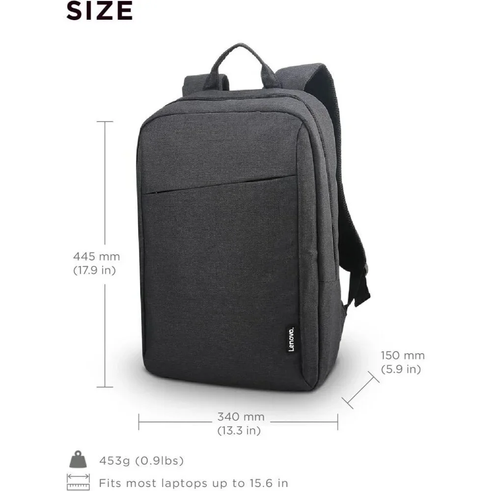 Lenovo Laptop Backpack B210 Black 15.6-Inch Laptop Tablet Durable, Clean Design.